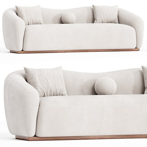 Bloom Dortlu Koltuk sofa 3d model Download Maxve