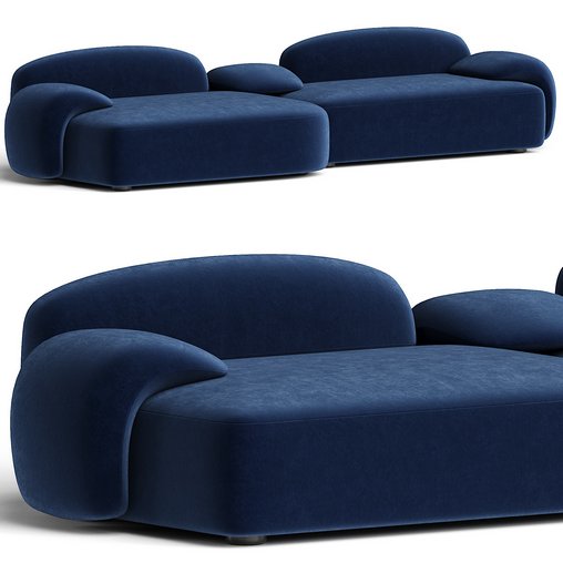 AMA Sofa By Paolo Castelli 3d model Download Maxve