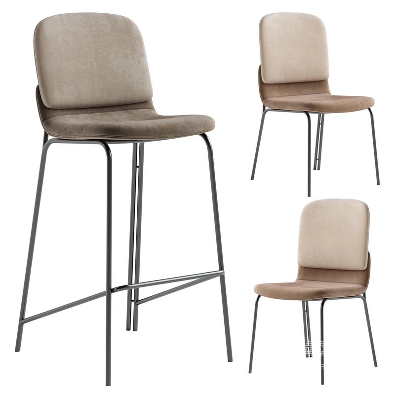 Duet Stool & Duet Chair