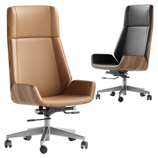 Rhett Office Chair 3d model Download Maxve