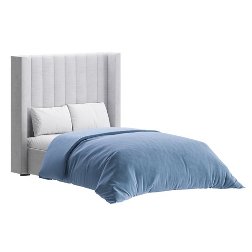 Charlie Upholstered Ottoman Bed 3d model Download Maxve