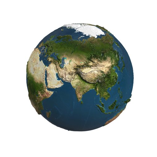 3D Earth Globe High Detail 3d model Download Maxve