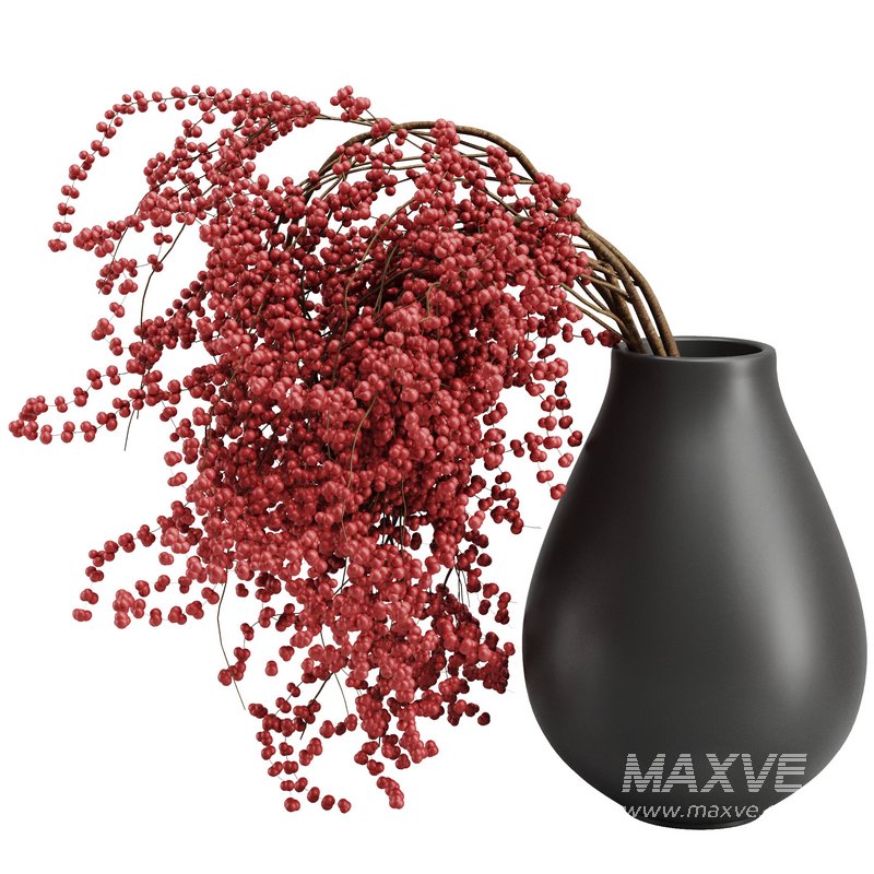 Red Fruit dry Branches Bouquet38