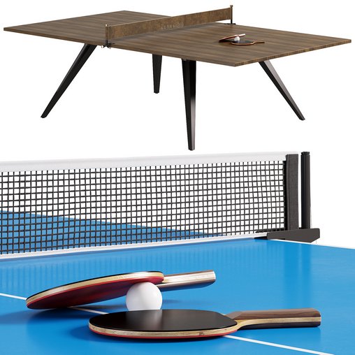 Ping Pong Table By District Eight 3d model Download Maxve