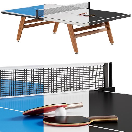 Ping Pong Table RS STATIONARY By RS Barcelona 3d model Download Maxve