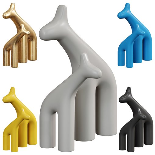 Decorative Giraffe Raffa Big by Horeca777 3d model Download Maxve