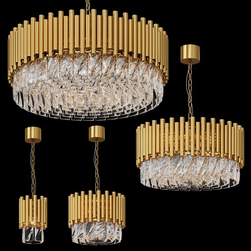 Pendant chandelier COLISEUM by Topsvet 3d model Download Maxve