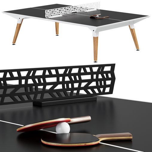 Ping Pong Table By Cornilleau 3d model Download Maxve