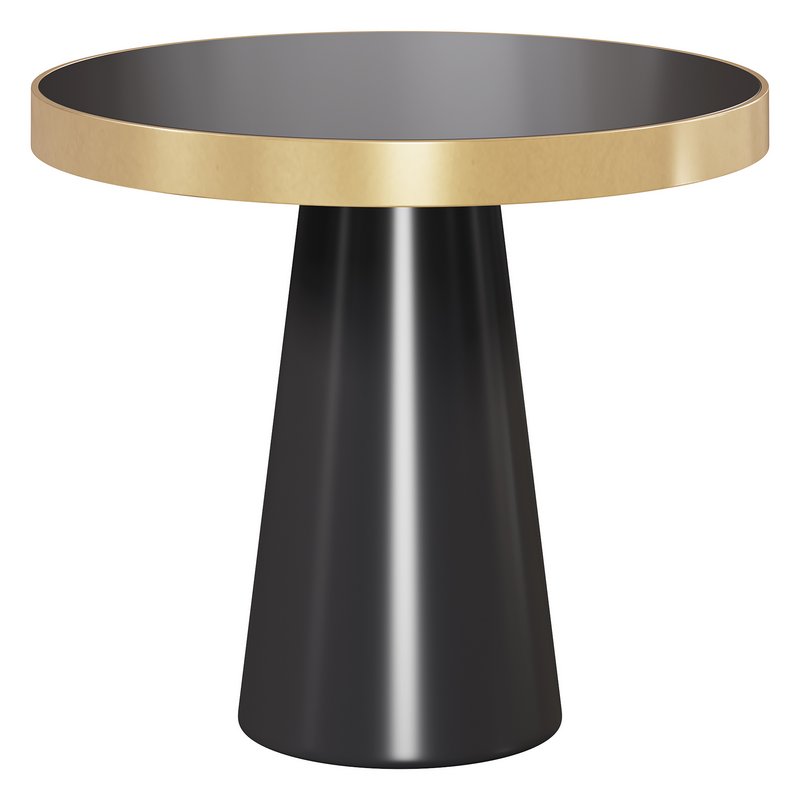 BLACK AND GOLD SIDE TABLE By Opulentdecorsa