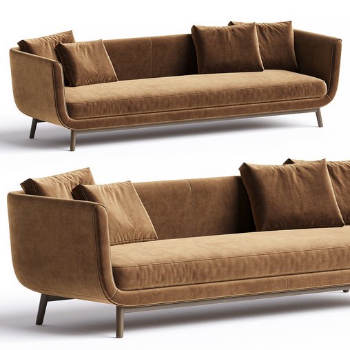 DAMIEN LANGLOIS-MEURINNE Sunset Rest Sofa 3d model Download Maxve