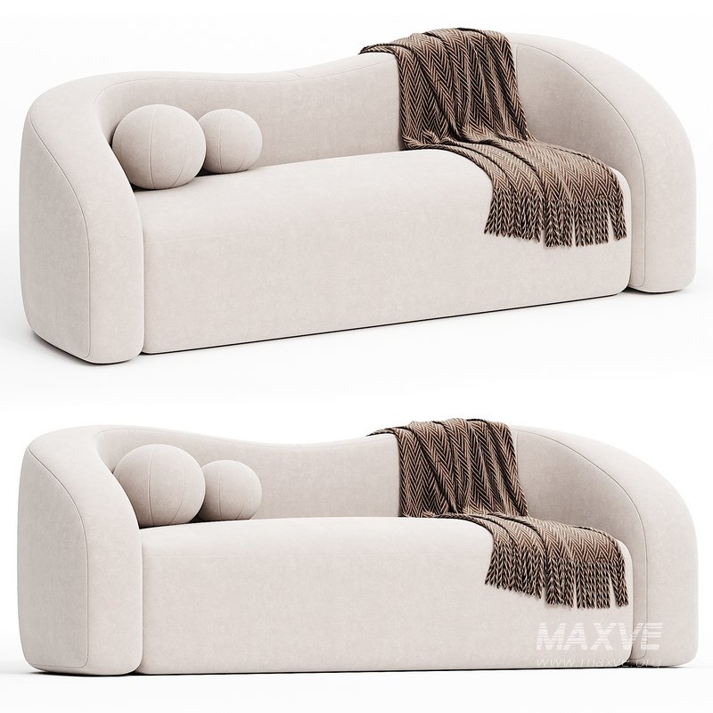 Curved 3 Seater Sofa for Living Room 5