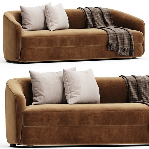 Covent Sofa - New Works Seating 3d model Download Maxve