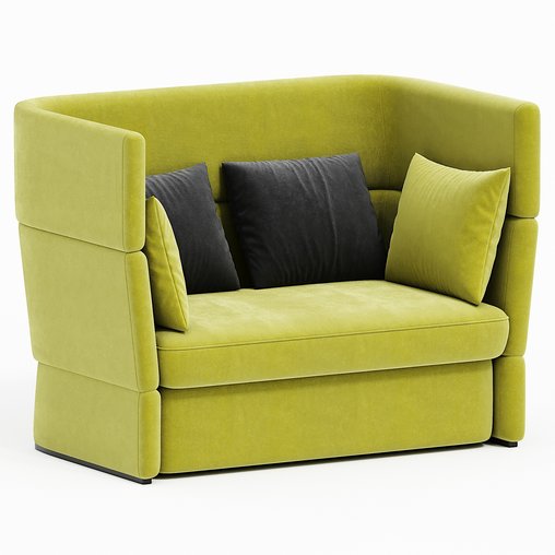 ELEMENT EVO High-back sofa By mminterier 3d model Download Maxve