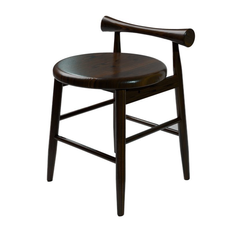 Wooden stool 3D print model 3d model Download Maxve