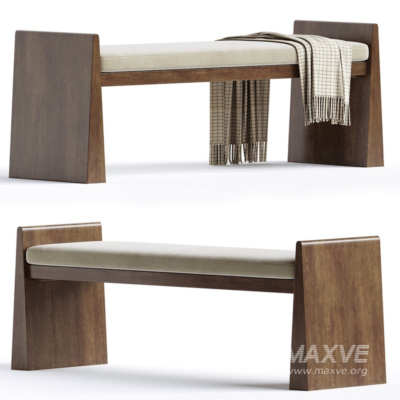 Asira Velvet Bench