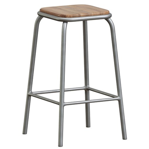 Pedro Bar Stool Raw Varnish Walnut 65cm 3d model Download Maxve