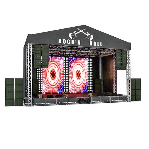 3D Concert Stage model 3d model Download Maxve
