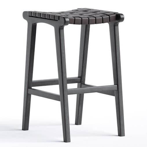 Dale Counter Stool 3d model Download Maxve