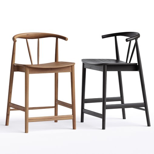 Byers Counter Stool 3d model Download Maxve