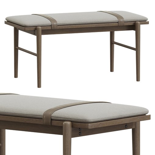 Polyester Bench by Wade logan 3d model Download Maxve
