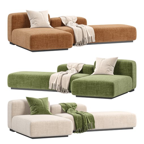 Prostoria Sofa Klaster Modular Sofa By Dasmoebel 3d model Download Maxve