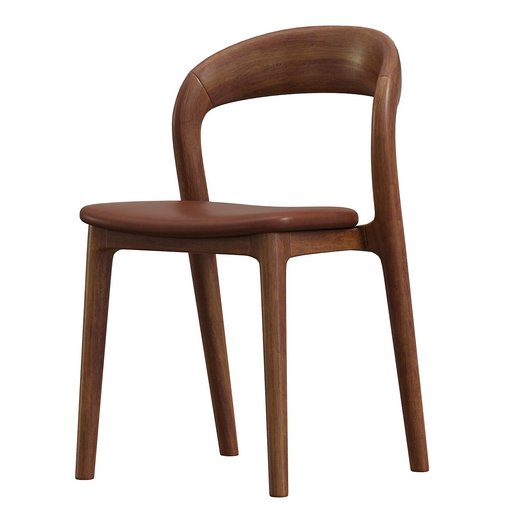 Amare Leather Dining Chair 3d model Download Maxve
