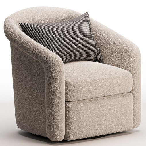 Maeve Swivel Chair 3d model Download Maxve