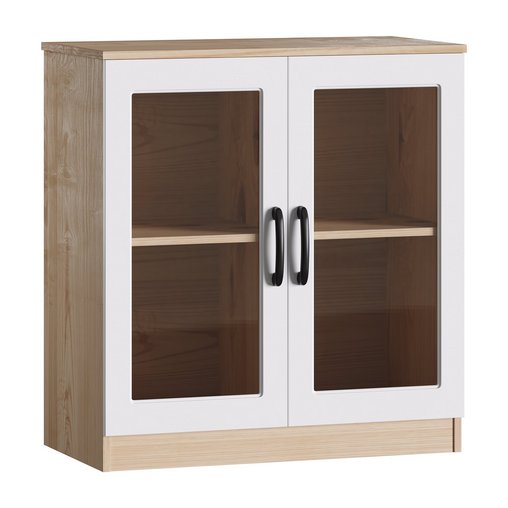 Modern Wood Buffet Cabinet 3d model Download Maxve