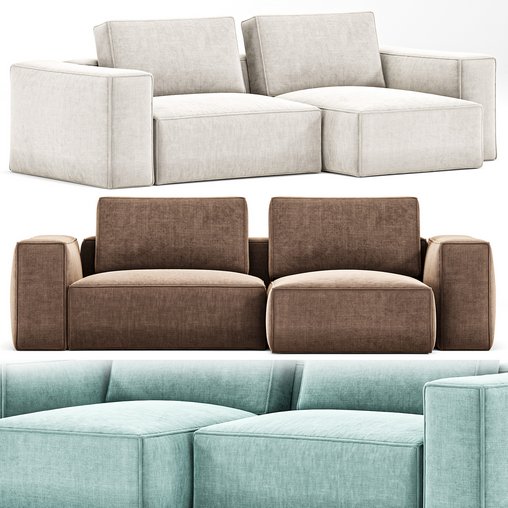 Ebi 1 Sofa By Divan 3d model Download Maxve