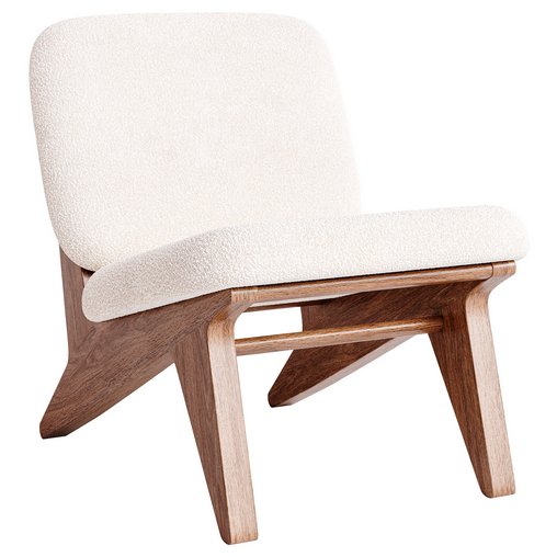 Shenay Loop Lounge Chair 3d model Download Maxve