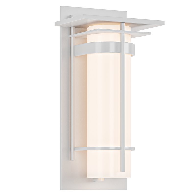 Banded with Top Plate Small Outdoor Sconce