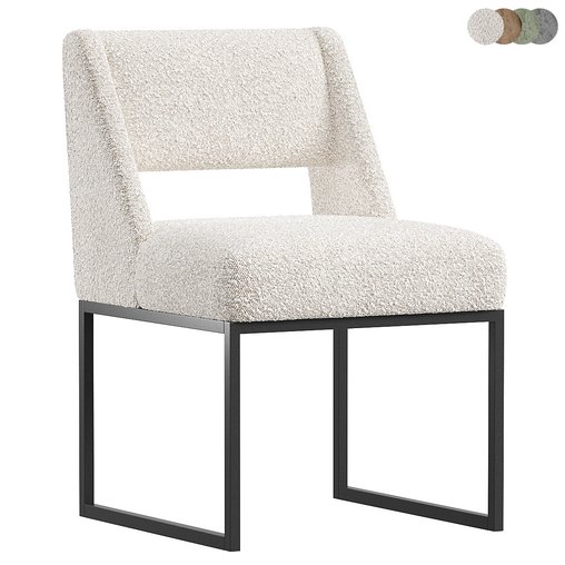 Miami Shores Dining Chair 3d model Download Maxve