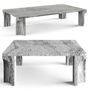 Doric marble coffee table by Gubi 3d model Download Maxve