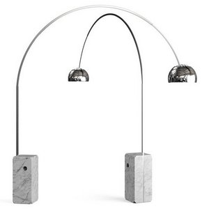 Arco LED floor lamp by Flos 3d model Download Maxve