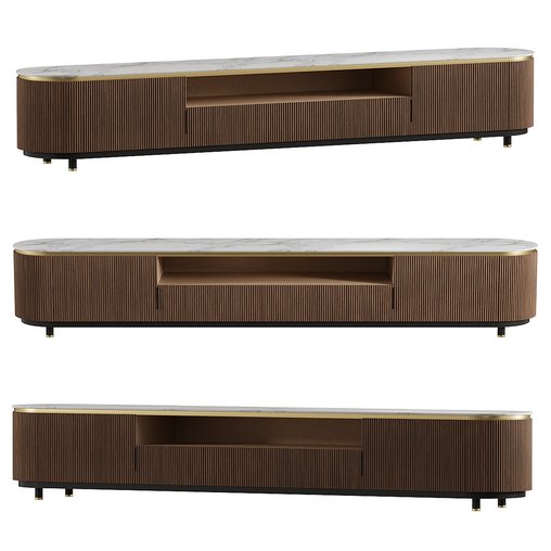 FOZ TV cabinet By ANA ROQUE INTERIORS 3d model Download Maxve