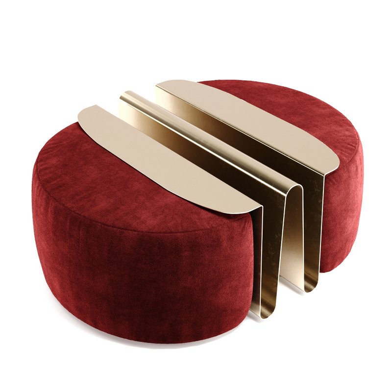 Natuzzi Pouf Wave