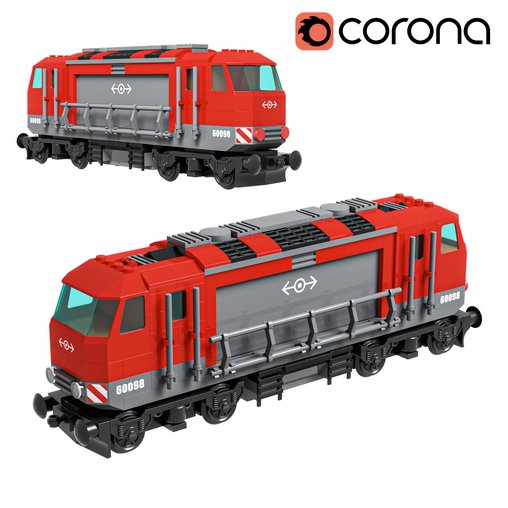 60098 Heavy Train 3d model Download Maxve