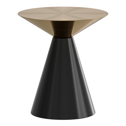 Golden_Round_Side_Table 3d model Download Maxve