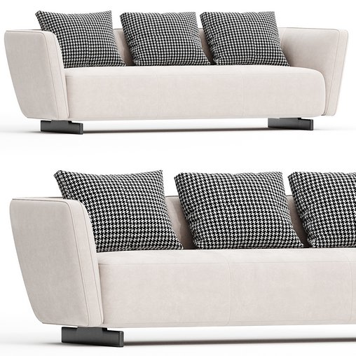 lounge Seymour Sofa 3d model Download Maxve