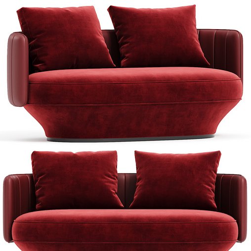 PARADISE BIRD seater sofa By Wittmann 3d model Download Maxve