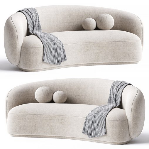 Mabel Kanepe sofa 3d model Download Maxve
