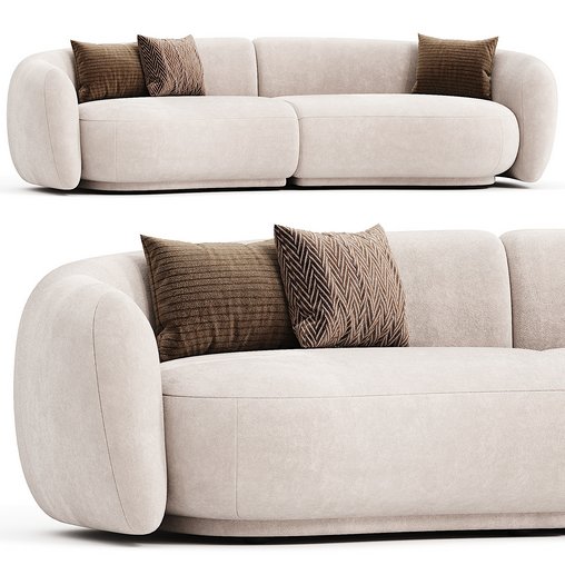 PACIFIC Sofa By Moroso 3d model Download Maxve
