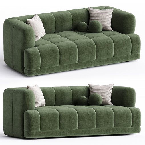 QUILTON Sofa By Hay 3d model Download Maxve