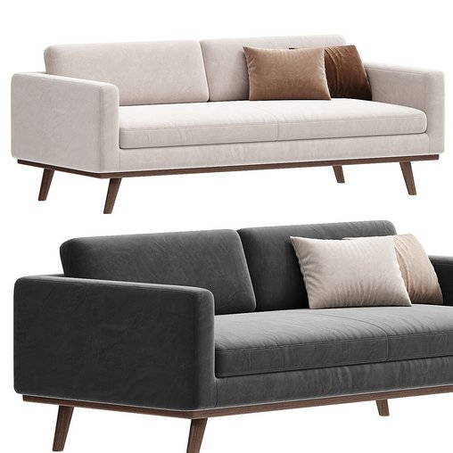 Johan personers sofa 3d model Download Maxve