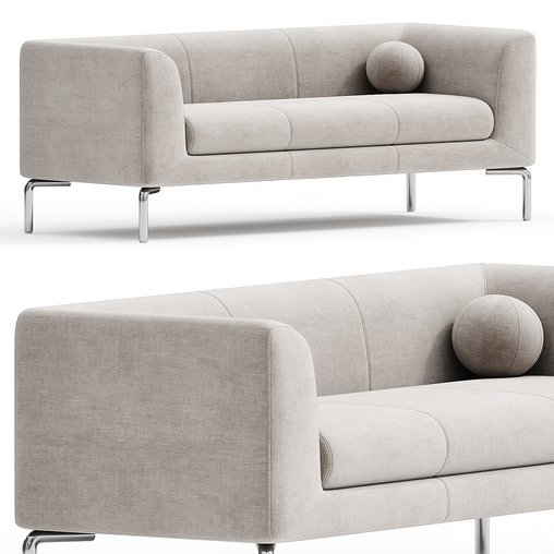 ALIAS AS 3 seater sofa By VAGHI 3d model Download Maxve