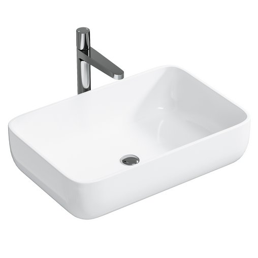 Surface-mounted washbasin PB2133 3d model Download Maxve