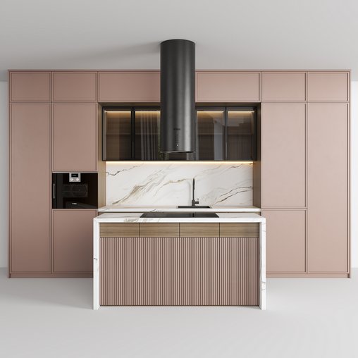 Kitchen Modern 01 3d model Download Maxve