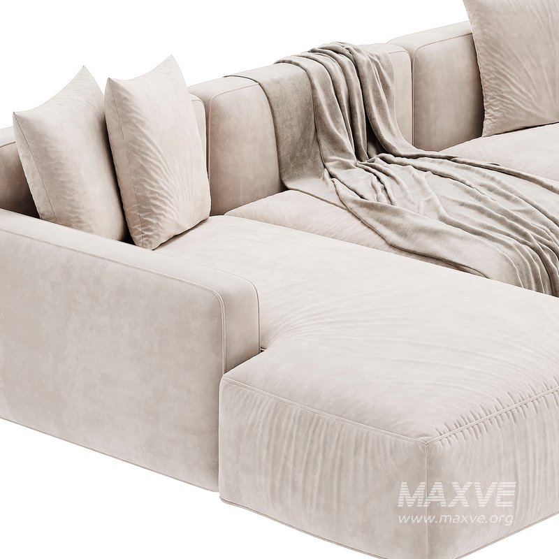 Daniel Sofa 3d model Download Maxve