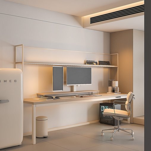 Modern office 3d model Download Maxve