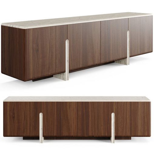 Palatine Sideboard by RocheBobois 3d model Download Maxve